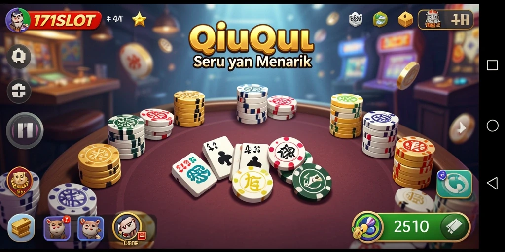 Tampilan menarik gameplay QiuQiu di 171SLOT.