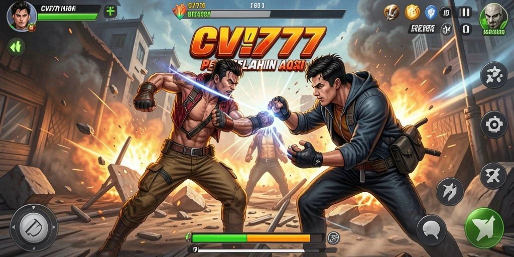 Gameplay CV777 yang intens dan mendebarkan dalam aksi pertarungan.