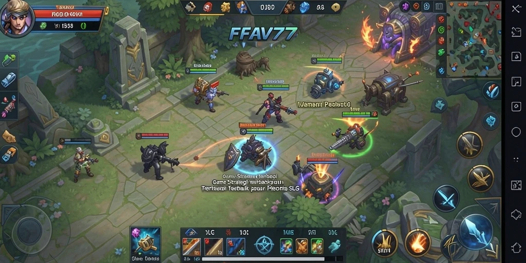 Tangkapan layar menunjukkan aksi strategis dalam FAV77.