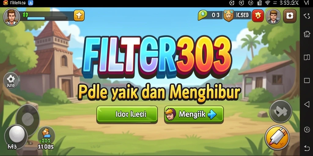 Tangkapan layar dari gameplay FILTER303 yang menunjukkan pengalaman Idle yang menarik.