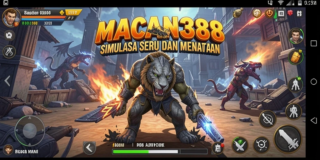 Tampilan gameplay yang seru dan interaktif dalam MACAN388.