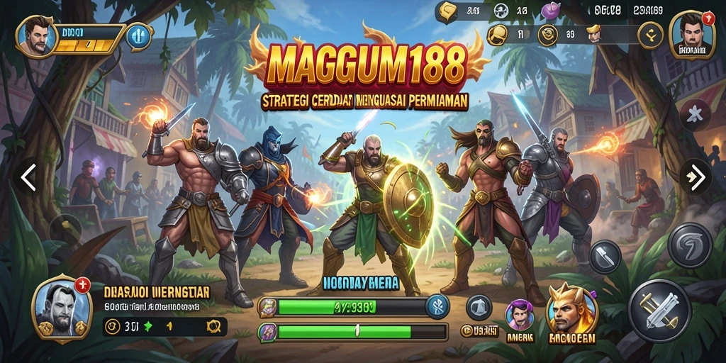 Tangkapan layar MAGNUM188 menampilkan aksi strategi yang mendebarkan.