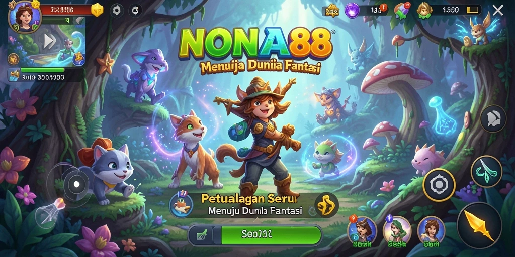Gameplay petualangan NONA88 yang mendebarkan dan penuh warna.