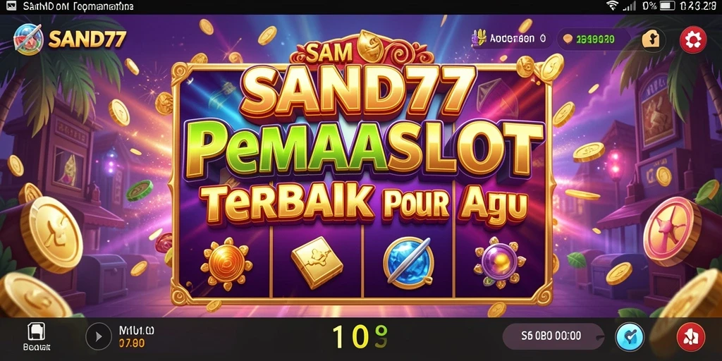 Tampilan menarik dari gameplay SAND77 yang seru.