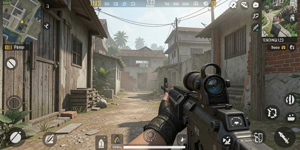 Tampilkan gameplay menegangkan dari TERONG123 dengan aksi FPS yang seru.